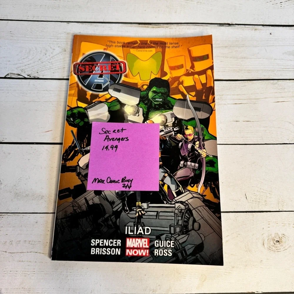 Secret Avengers Iliad Marvel NOW TPB‎ Graphic Novel Spencer Guice Ross Brisson